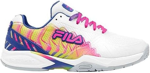 Fila Volley Zone Pickleball Shoes Women (Wht/Kopk/Mblu), Wht/Kopk/Mblu, 6.5 US