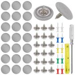 zrfgbxim 80 Sets Car Headliner Repair Kit, Headliner Pins, Roof Liner Repair Set, Car Roof Repair Kit, Car Roof Headliner Repair Button, Car Roof Snap Rivets, Auto Snap Rivet Retainer for Car Roof