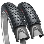 Fincci Pair 27.5 x 2.35 Inch Foldable Tyre 60-584 Tyres Maori for Road Mountain MTB Mud Dirt Offroad Bike Bicycle (Pack of 2)