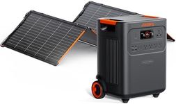 Jackery HomePower 3600 Plus Portable Power Station with 340WX Solar Panels, 3600W AC Output, 3584Wh LFP Solar Generator, Expandable up to 21kWh, Essential Home Backup for Home Use, Emergencies, RV