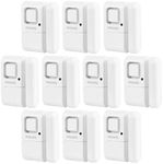 Philips Personal Security Window and Door Alarm, 10 Pack, DIY Protection, Burglar Alert, Wireless, Chime/Alarm, Easy Installation, Ideal for Home, Garage, Apartment, RV and More, JDT3693W/37