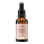 Fushi Organic Rosehip Seed Oil 30ml Best for Scars, Fine Lines & Stretch Marks min Vitamin E 18.3 mcg/g Fresh-Pressed Ethical & Vegan Society Approved Manufactured in the UK