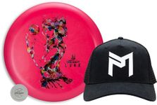 Discraft Big Z Luna Putter & Paul McBeth Trucker Hat Set | Disc Golf Combo |Perfect for Men, Women, and Kids | 173-174g Luna | Foil Will Vary (Pink)