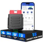 MUCAR BT200Pro OBD2 Bluetooth Scanner, All System and 15 Free Reset Car Diagnostic Tool Engine Code Reader for Vehicles Check, Smog Check Car Scan Tool and App for ios & Android