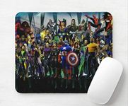 Marvel Comics Characters Super Heroes Avengers Laptop Desktop Mouse Mat Pad 5mm