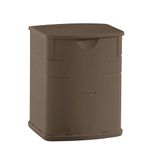 Rubbermaid Deck Storage Box, Mocha, 2.6 Cubic Feet (1828823)