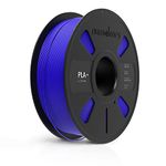 NUMAKERS PLA+ 3D Printer Filament, 1.75mm, Dimensional Accuracy +/- 0.03 mm, 1 kg Spool (2.2 lbs), Compatible with Most FDM Printers (Royal Blue)