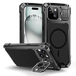 Lanhiem iPhone 15 Metal Case, [Buil