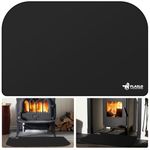 FLASLD Fireproof Indoor Fireplace Mat, Outdoor Flame-Resistant Pad Fiberglass Rug for Hearth and Chiminea, Ember Protection Mat for Fireplace Stove (40×60 inch)