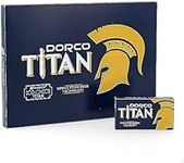 DORCO Titan Double Edge Razor Blades - Pack of 100 Stainless Steel Blades, Sharp and Durable, Fits All Standard Safety Razors, Precision Shaving Blades for Men