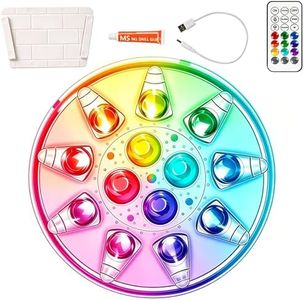 Rechargeable Submersible LED Pool Lights with Remote, IP68 Waterproof Floating Pool Lights, 16 Colors Changing Underwater Pond Decor Light for HotTub, Above Ground/Inground Bath,Vase Bases, 1 Pack