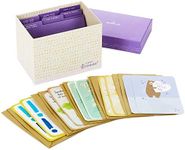 Hallmark Just Because Cards Assortment with Card Organizer Box (Pack of 10)—Congratulations, Sympathy, Thinking of You, Friendship