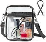 yuanming Clear Bag Stadium Approved, Clear Crossbody Purse Bag, Clear Stadium Bags for Women