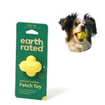 Earth Rated Dog and Puppy Ball, Interactive Fetch Toy for Small, Medium, and Large Breeds, Comes in Multiple Sizes, Made with Natural Rubber, Perfect for Indoor and Outdoor Use, Small, Yellow