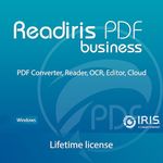 Readiris PDF Business : Lifetime - PREMIUM PDF Software Editor – Edit, Protect, Annotate, Convert, & Sign PDFs - 1 Windows PC / 1 User / Lifetime License