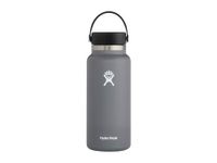 Hydro Flask Water Bottle - Stainless Steel & Vacuum Insulated - Wide Mouth 2.0 with Leak Proof Flex Cap - 32 oz, Stone