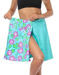 HDE Reversible Wrap Skirts for Women Swim Coverup Hawaii Beach Length Cover Up