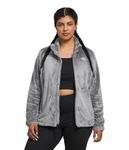 THE NORTH FACE Women's Osito Full Zip Fleece Jacket (Standard and Plus Size), Meld Grey, Small