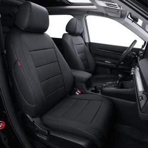 coverdream Civic Seat Covers Custom fit for 2022 2023 2024 Honda Civic Touring,Full Coverage Waterproof Leatherette Car Seat Protector (Full Set,Black)
