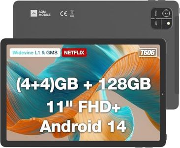 AGM PAD T1 Tablet | 11" FHD Touch Display | Unisoc T606 | 4GB RAM | 128GB ROM | 4G LTE | Android 14 | grau