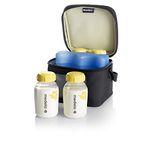 Medela Cooler Bag with Bottles, Black (Pack of 4)