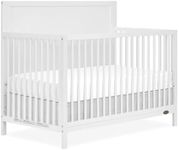 Dream On Me Dillian 5-in-1 Convertible Crib in White, JPMA & Greenguard Gold Certified, Crafted with New Zealand Pinewood