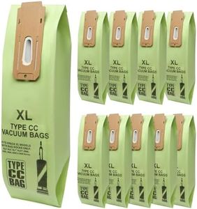 10 Pack Replacement Type CC Vacuum Bags for Oreck XL XL2 XL7 XL21 Upright Vacuum Cleaner,Part # CCPK8, CCPK8OH, CCPK8DW, AK1CC6A