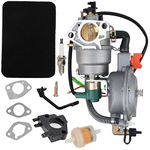 Dual Fuel LPG/NG Conversion Carburetor Kit, Generator Carburetor Kit for 4.5 KW to 10 KW, Generator Parts Accessories