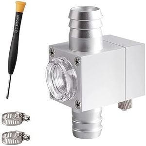 MiOYOOW Difusor de CO2 para acuario, pulverizador giratorio para acuario, reactor con ventana, difusor de CO2, contador de burbujas para acuario, accesorios