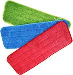 Aynoo Reveal Mop Microfiber Cleaning Replacement Pads for Spray Mops and Reveal Mops Wet Mop Dry Mop for Home and Commercial Cleaning Refills Washable (15.5 x 5.5inch, 4PCS)