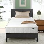 Zinus Narrow Twin Mattress - 6 Inch Foam and Spring Hybrid Mattress, Affordable Mattress, CertiPUR-US Certified Foam with Pressure Relief, Mattress in a Box, 10-Year Warranty, Narrow Twin, 30"x75"