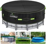 UIRWAY 10 Ft Round Pool Cover with 