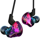 Yinyoo HiFi Headset KZ ZST Colorful Hybrid Banlance Armature with Dynamic in-Ear Earphone Stereo Headphone Earbuds (Colorful ZST Nomic)