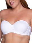 Vanity Fair Women's Beauty Back Strapless Full Figure Underwire Bra 74380, Star White, 42DD