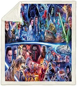 NICHIYO Anime & Film Couverture polaire pour adultes et enfants 100 % microfibre