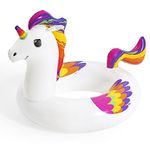 Bestway Fantasy Unicorn Pool Float | Inflatable Rubber Ring, Pool Floats for Kids and Adults, 119cm x 91cm