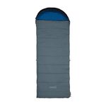 Coleman Sleeping Bag Single - For Camping and Outdoor Adventures - Comfortable Coletherm Insulation and Cotton Flannel Lining with Zipplow and Thermolock Technology for Warmth and Convenience