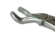 ADDLER DENTAL FORCEP UPPER THIRD MOLAR. SERRATED HANDLE NO GP 67 A. Life Time Anti Rusting Warranty.