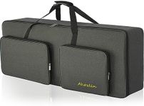 AKOZLIN 61-Key Full Padded Keyboard Gig Bag, 41.7”×17.3”×6.3”Portable Electric Piano Keyboard Case Bag