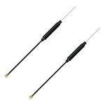 sb components 2.4GHz Linear Dipole Antenna U.FL IPX Connector Omni-directional UFL IPX Antenna Wireless Network Card Extension (Pack of 2)