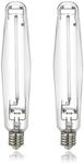 iPower GLBULBH1000X2 2-Pack Hydroponic 1000 Watt Horticulture Flowering Pressure Sodium HPS Grow Light Bulb Lamp-High PAR Enhanced Red and Orange Spectrums CCT 2100K, 1000W