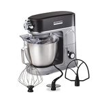 Hamilton Beach Professional Beach Professional All-Metal Stand Mixer, Specialty Attachment Hub, 5 Quart, 4.7 Liter, 63240, Grey