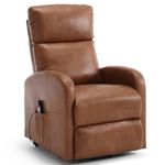 Recliner With Brass Accents