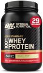 Optimum Nutrition Gold Standard 100% Whey Protein Powder, 907g - Vanilla Ice Cream - 29 servings (packaging may vary)