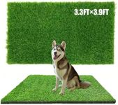 Antenat Artificial Grass for Patio & Pets,3.3×3.9FT Fake Grass Indoor Outdoor,Realistic High-Density Durable Artificial Turf Carpet for Dogs Pets Garden Lawn Lands（39.3" x 47.2"）