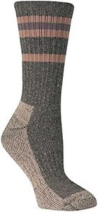 Carhartt Women's Thermal Heavy Duty Crew 2-Pair Socks Casual, Gray, One Size (Pack of 2)
