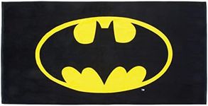 Franco Batman Super Soft Cotton Bath/Pool/Beach Towel, 60 in x 30 in, (Official Licensed Batman Product)