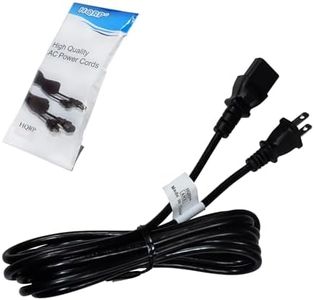 HQRP 10ft AC Power Cord Compatible with NAD T-748V2, T-758 Home Theater Receiver Mains Cable