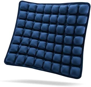 SUNFICON Air Seat Cushion Inflatable Seat Cushion Portable Car Seat Office Chair Wheelchair Pad Anti Bedsore Orthopedics Pain Pressure Relief Cushion Camping Seat Mat w Pump 18 ''x 16'' x1'' Blue