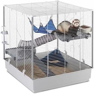 Ferplast Furet Ferret Cage, X-Large, 80 x 75 x 86.5 cm, Grey